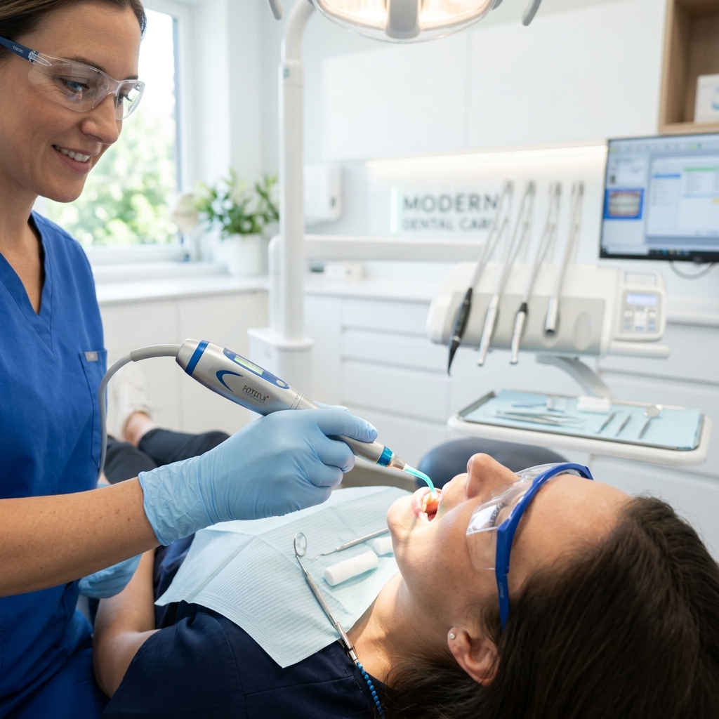 Laser dentistry treatment periodontist Dr Abdul Razzaq RJ Rams Dental Clinic